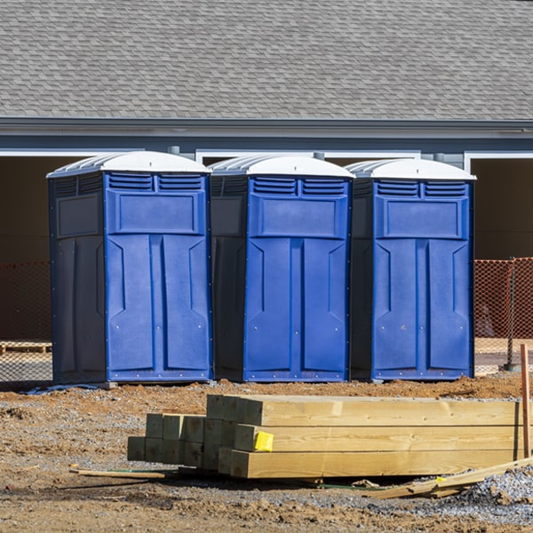 are there any restrictions on where i can place the porta potties during my rental period in Sunderland MA